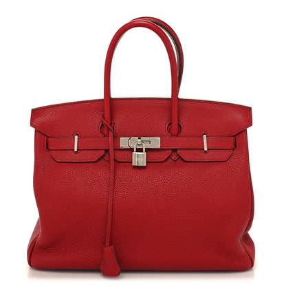 Hermes Togo Birkin 35 Rouge Garance 1 of 12