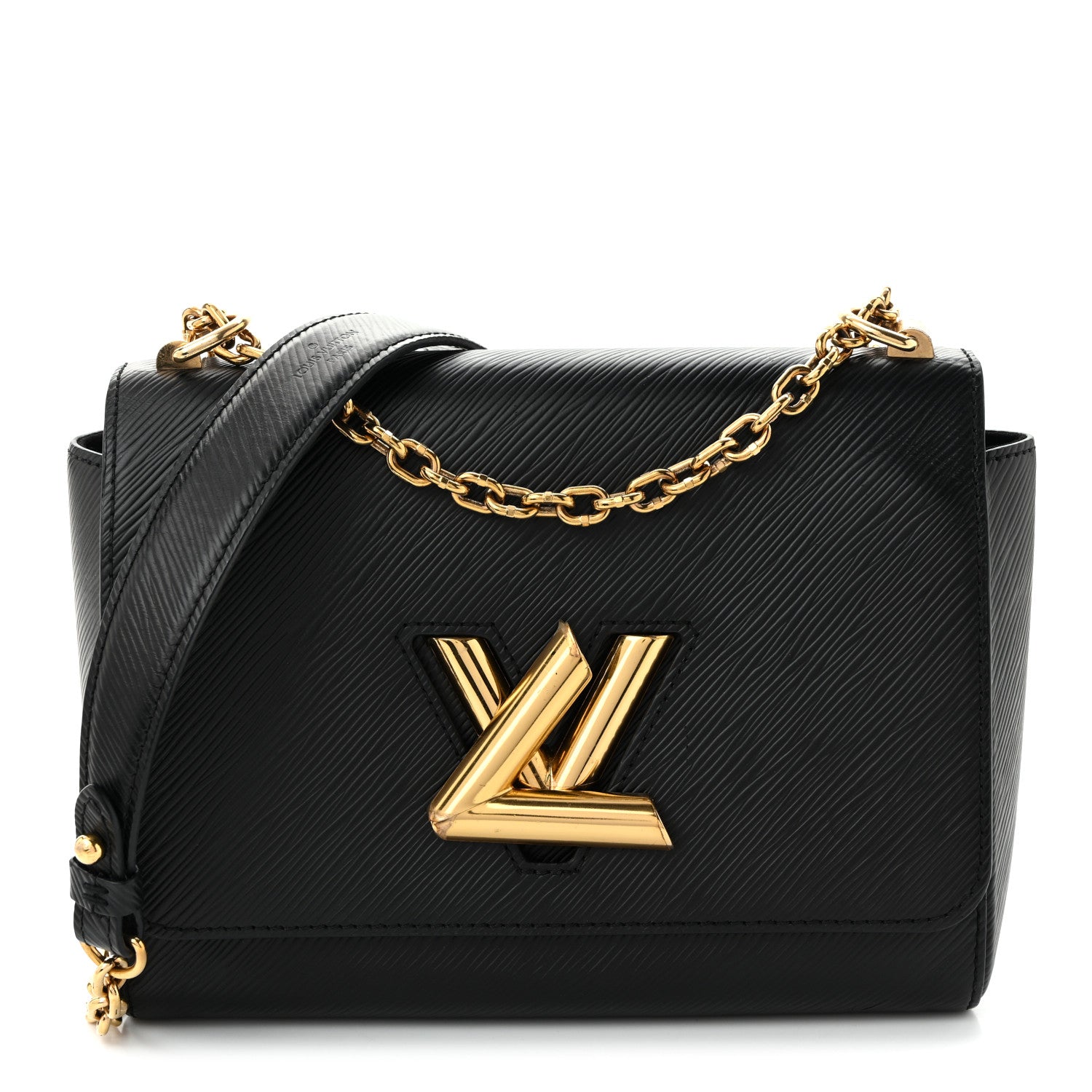 Louis Vuitton Epi Twist Shoulder Bag MM Black 1 of 10