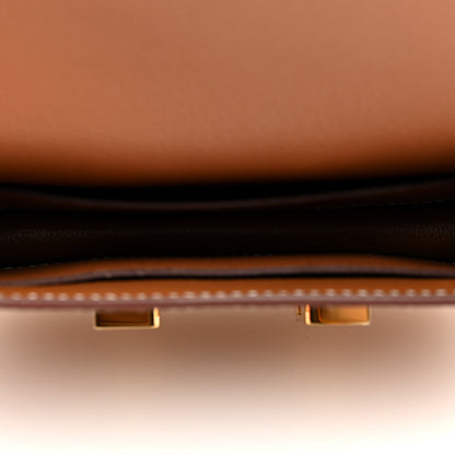 Hermes Evercolor Constance Slim Wallet Gold 6 of 9
