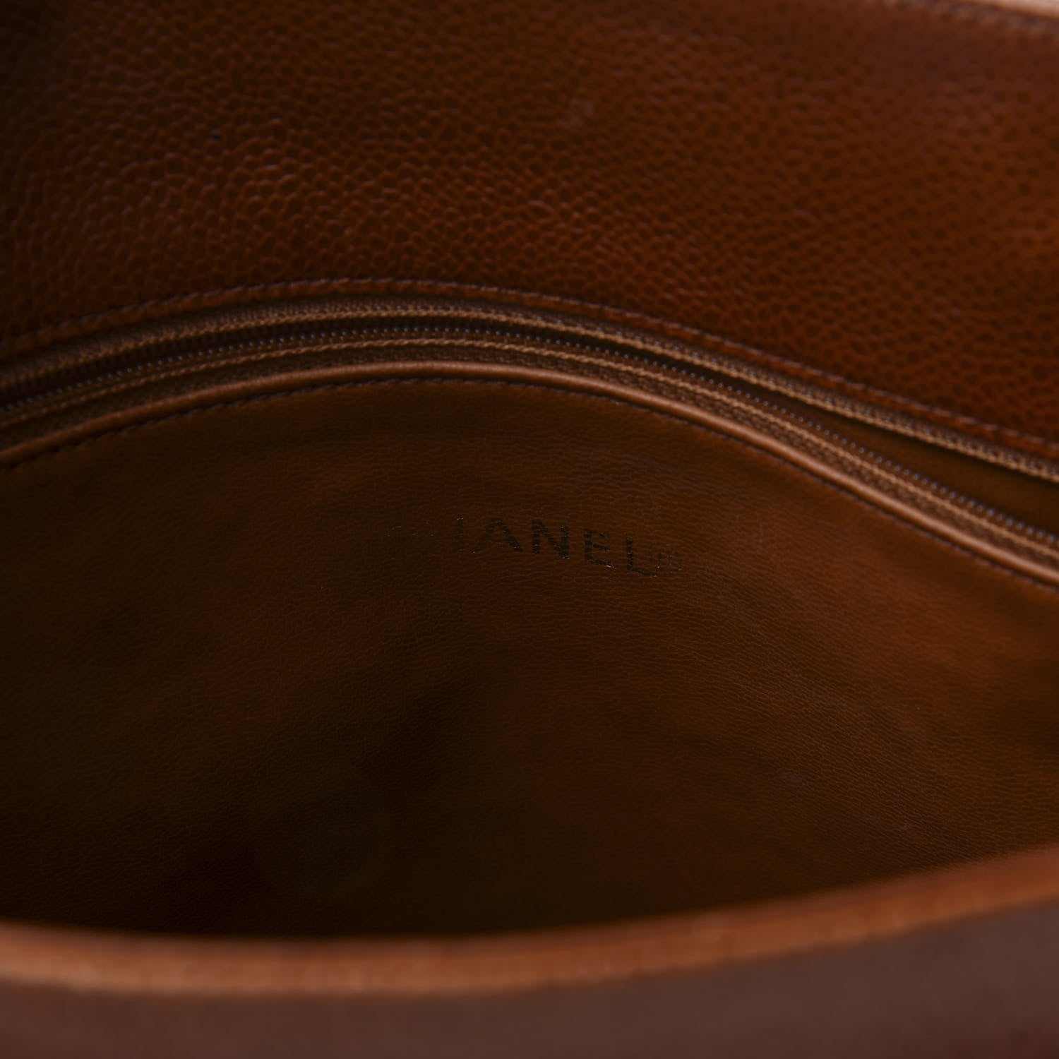 Chanel Caviar Flap Shoulder Bag Brown 8 of 11