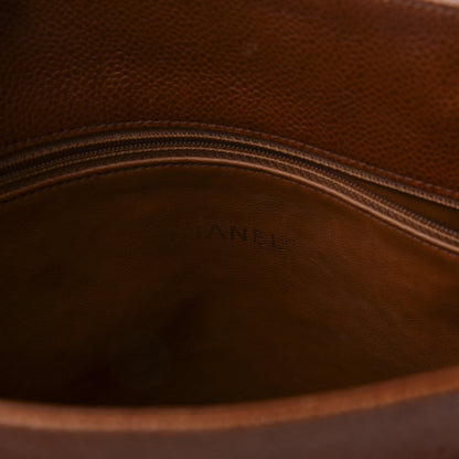 Chanel Caviar Flap Shoulder Bag Brown 8 of 11