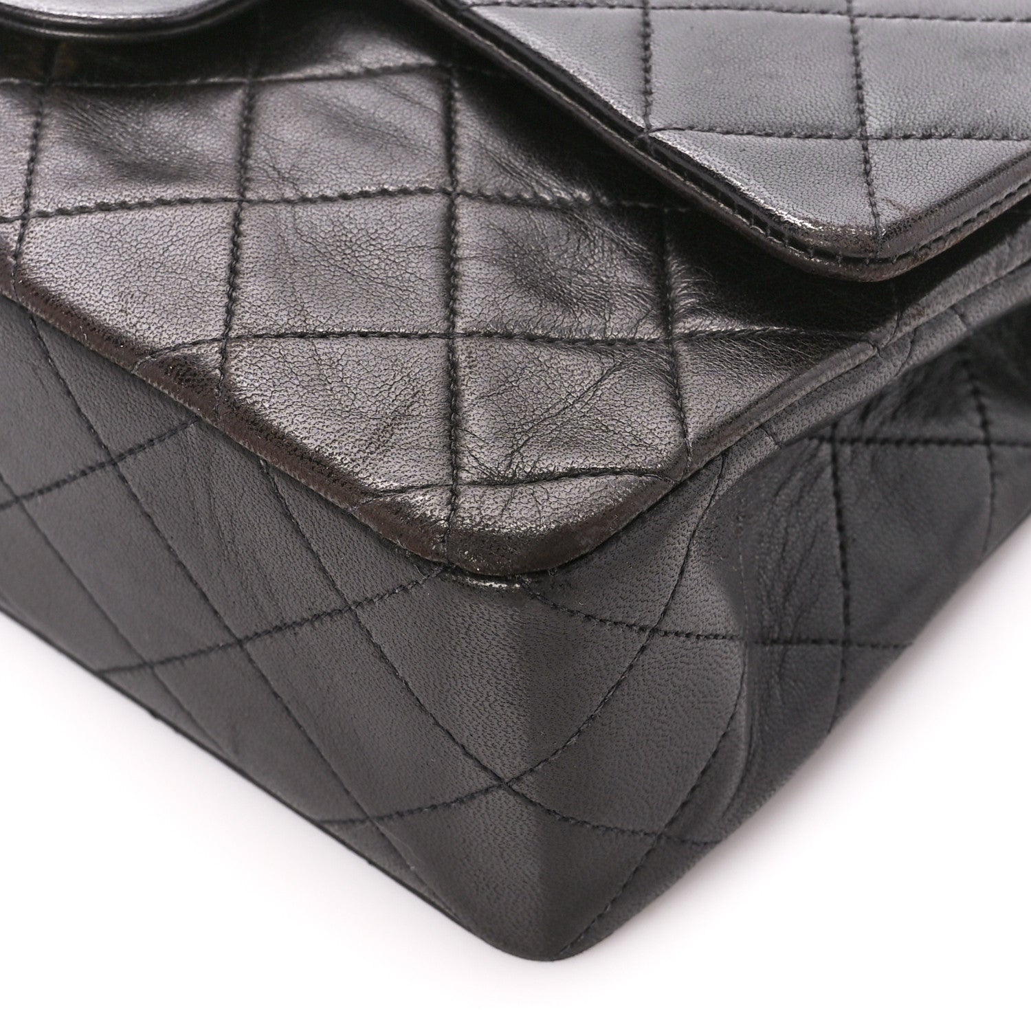 Chanel Lambskin Quilted Small Double Flap Black 11 of 11