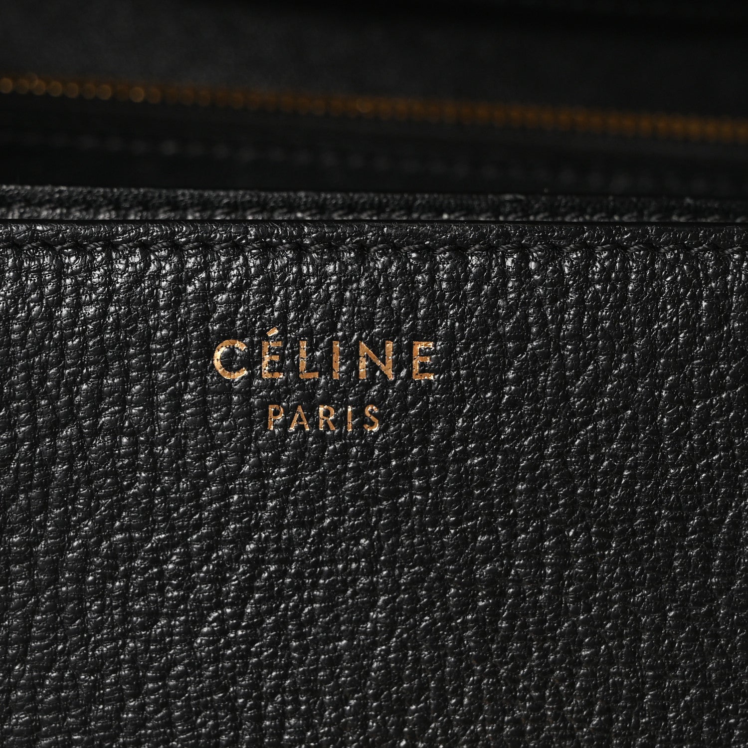 Celine Goatskin Medium Classic Box Flap Bag Black 6 of 10