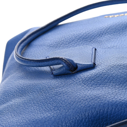 Burberry Grainy Calfskin Medium Baynard Tote Brilliant Blue 11 of 12