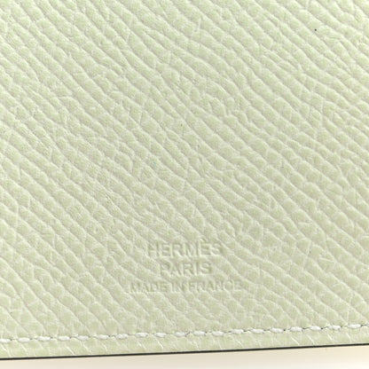 Hermes Epsom Tarmac PM Passport Holder Vert Fizz 6 of 10