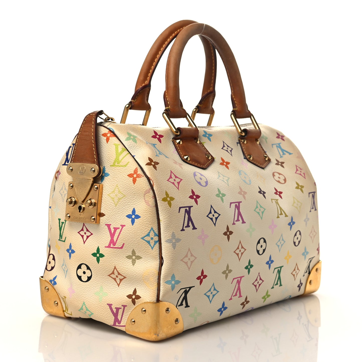 Monogram Multicolor Speedy 30 White