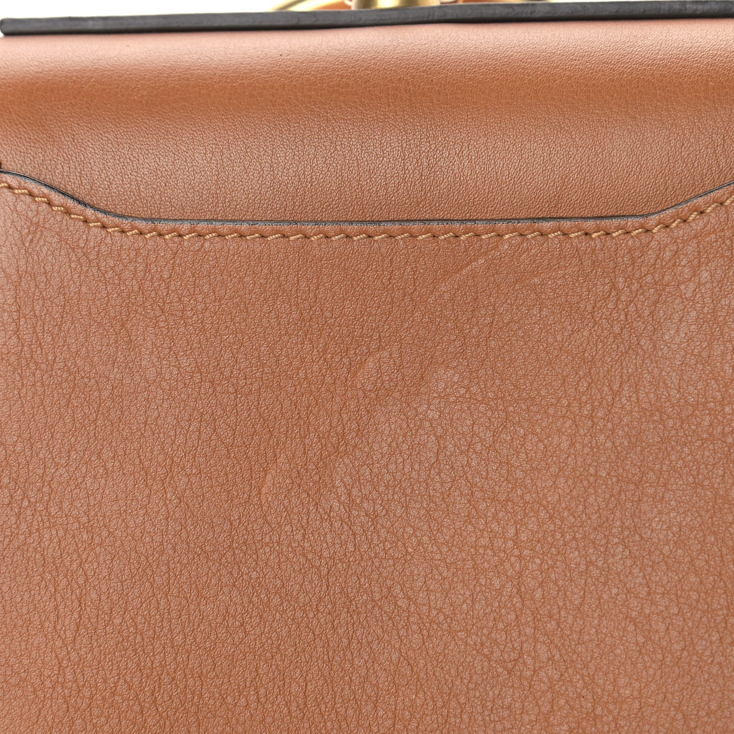Calfskin Suede Small Nile Bracelet Bag Caramel