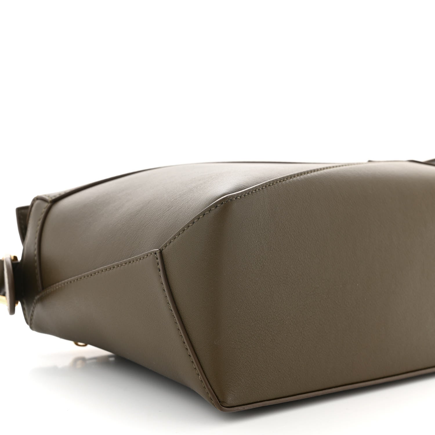Loewe Calfskin Small Puzzle Bag Dark Khaki Green 8 of 9