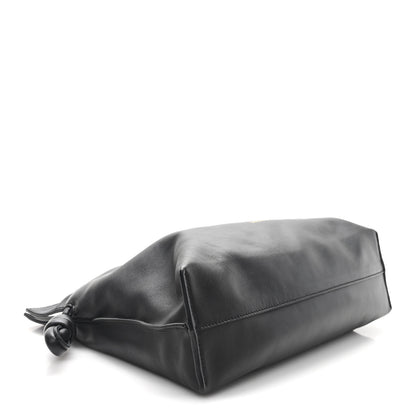 Loewe Nappa Flamenco Knot Clutch Black 4 of 9