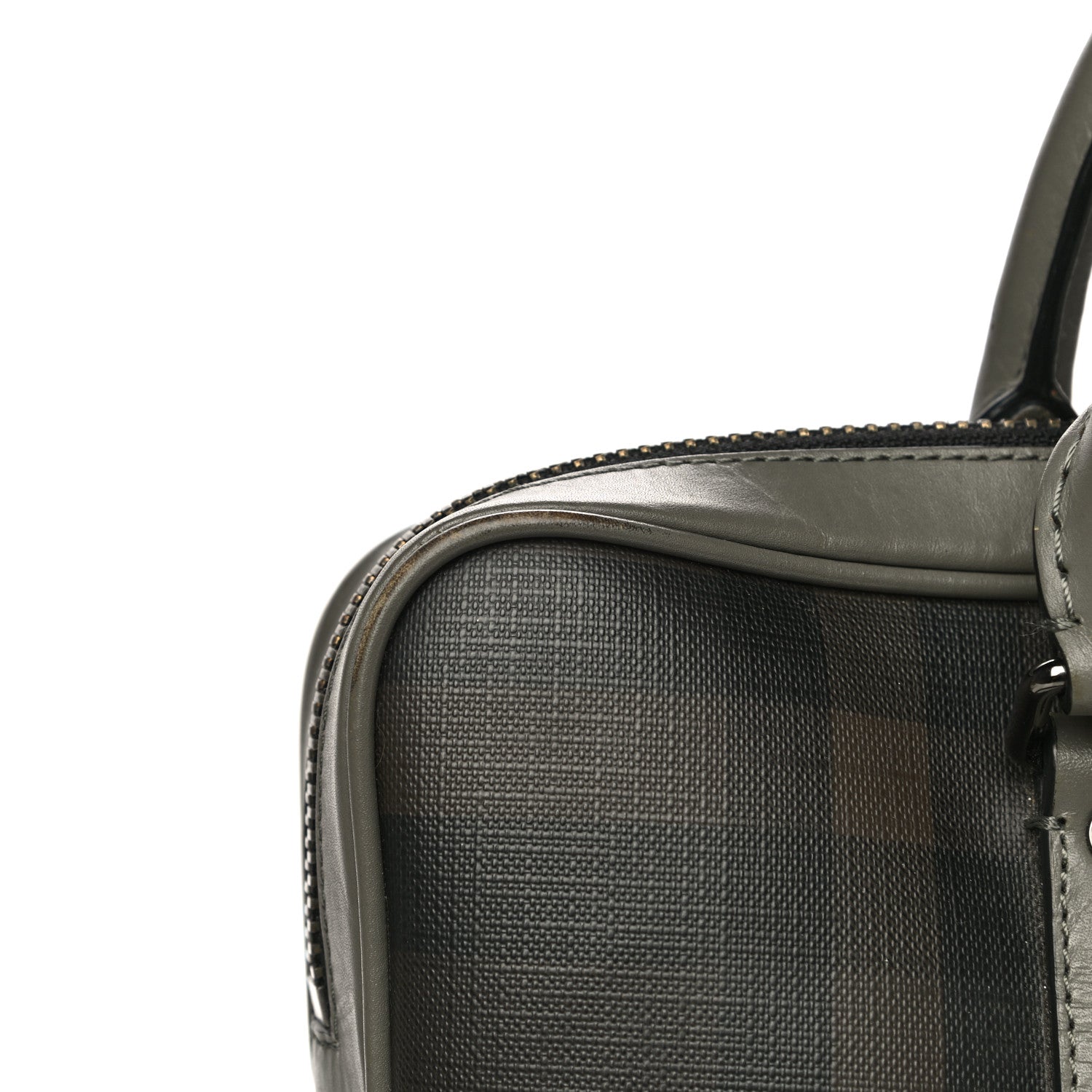 Burberry London Smoked Check Large Briefcase Grey 24 of 39