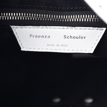 Proenza Schouler Soft Calf Medium Grommet Studded Tote White 6 of 11