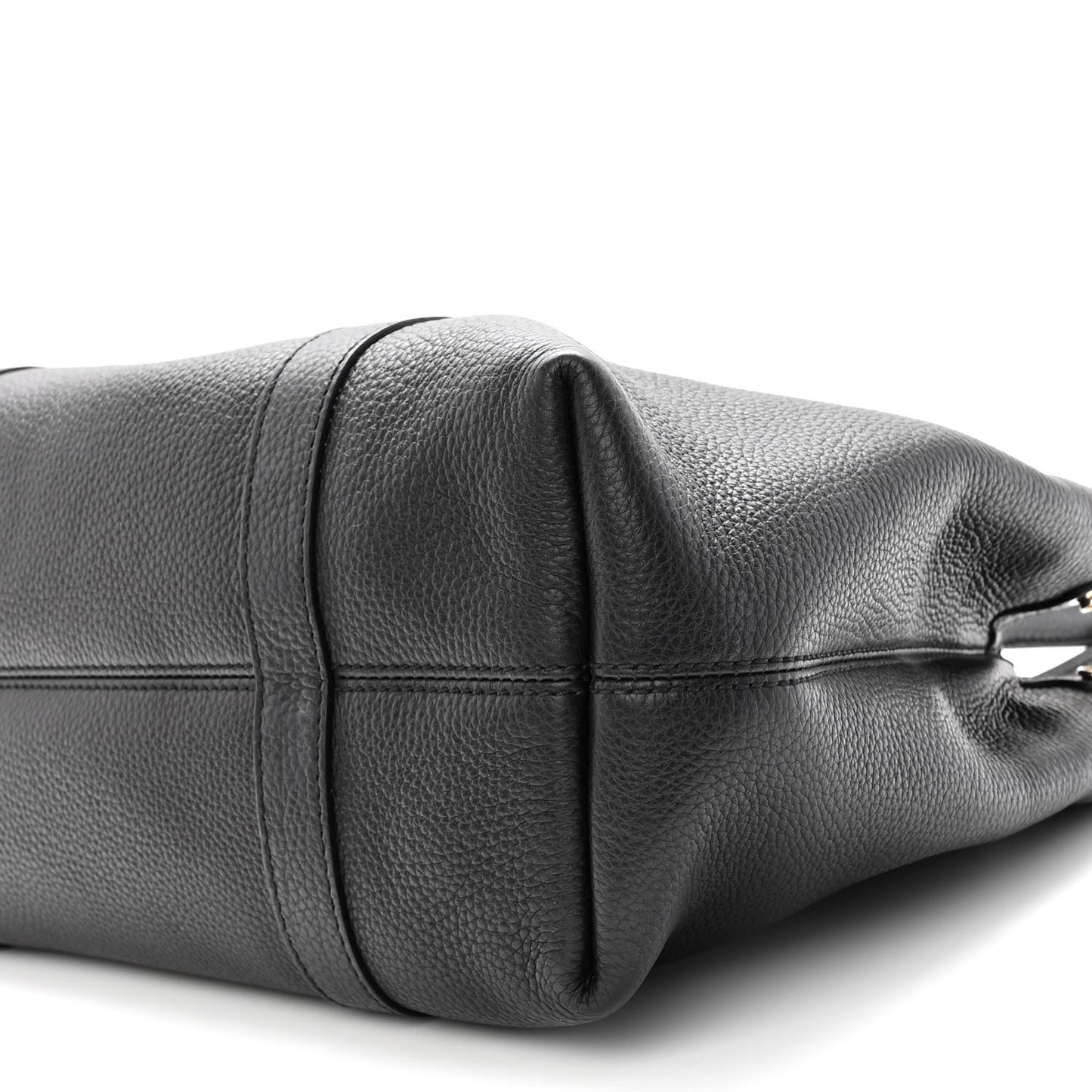 Pebbled Calfskin Old Libeccio Miss GG Tote Black