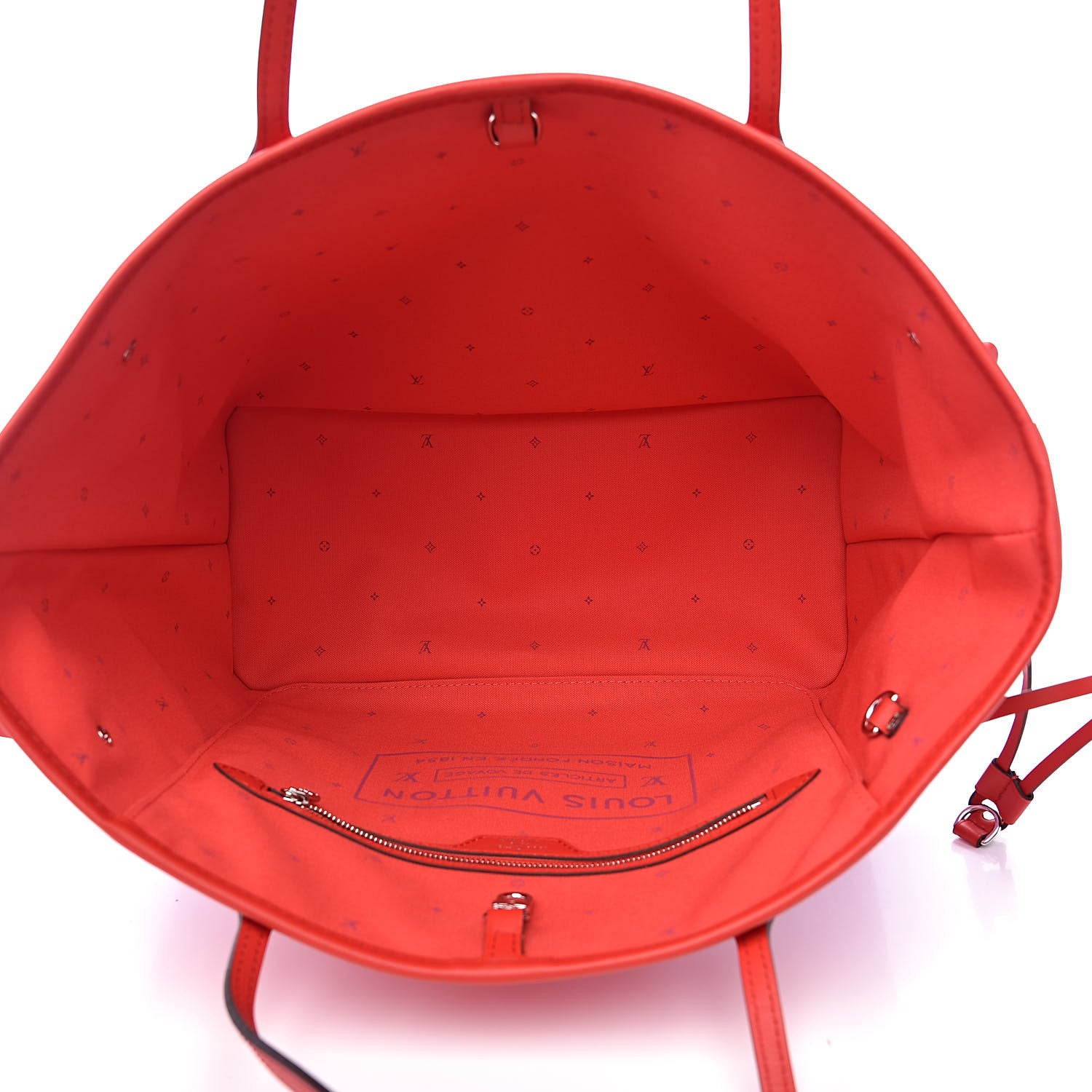 Louis Vuitton Monogram Escale Neverfull MM Rouge 5 of 9