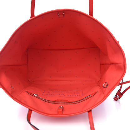 Louis Vuitton Monogram Escale Neverfull MM Rouge 5 of 9