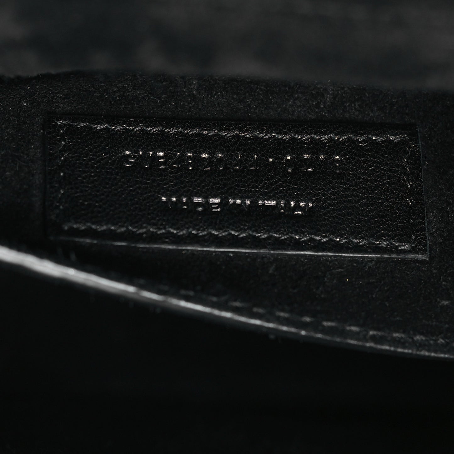 Smooth Calfskin Suede Medium Bellechasse Black