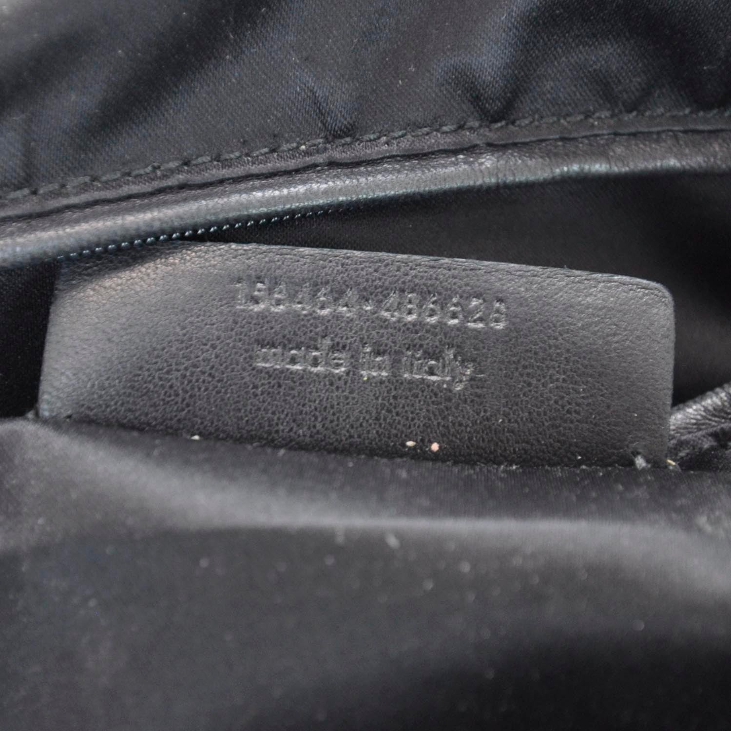 Saint Laurent Lizard Embossed Nubuck Large Muse Navy 10 of 10