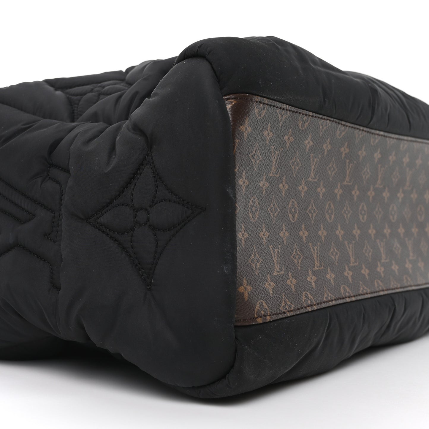 Econyl Monogram Pillow Giant Onthego MM Black