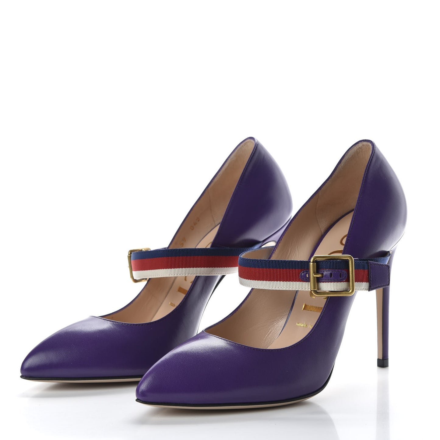 Malaga Kid Sylvie High Heel Pumps 39 Shine Purple