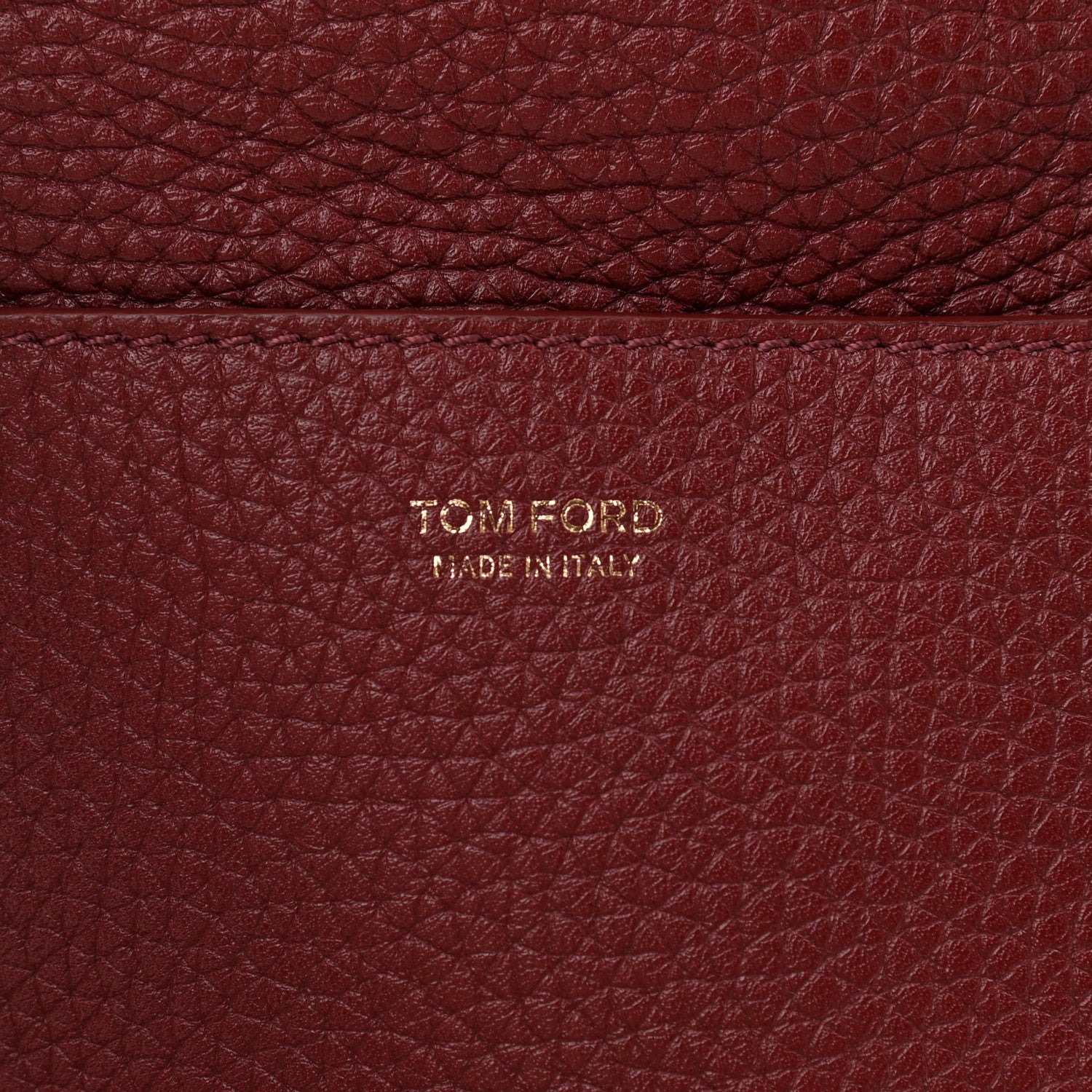 Tom Ford Calfskin Medium Jennifer Crossbody Wine 5 of 10