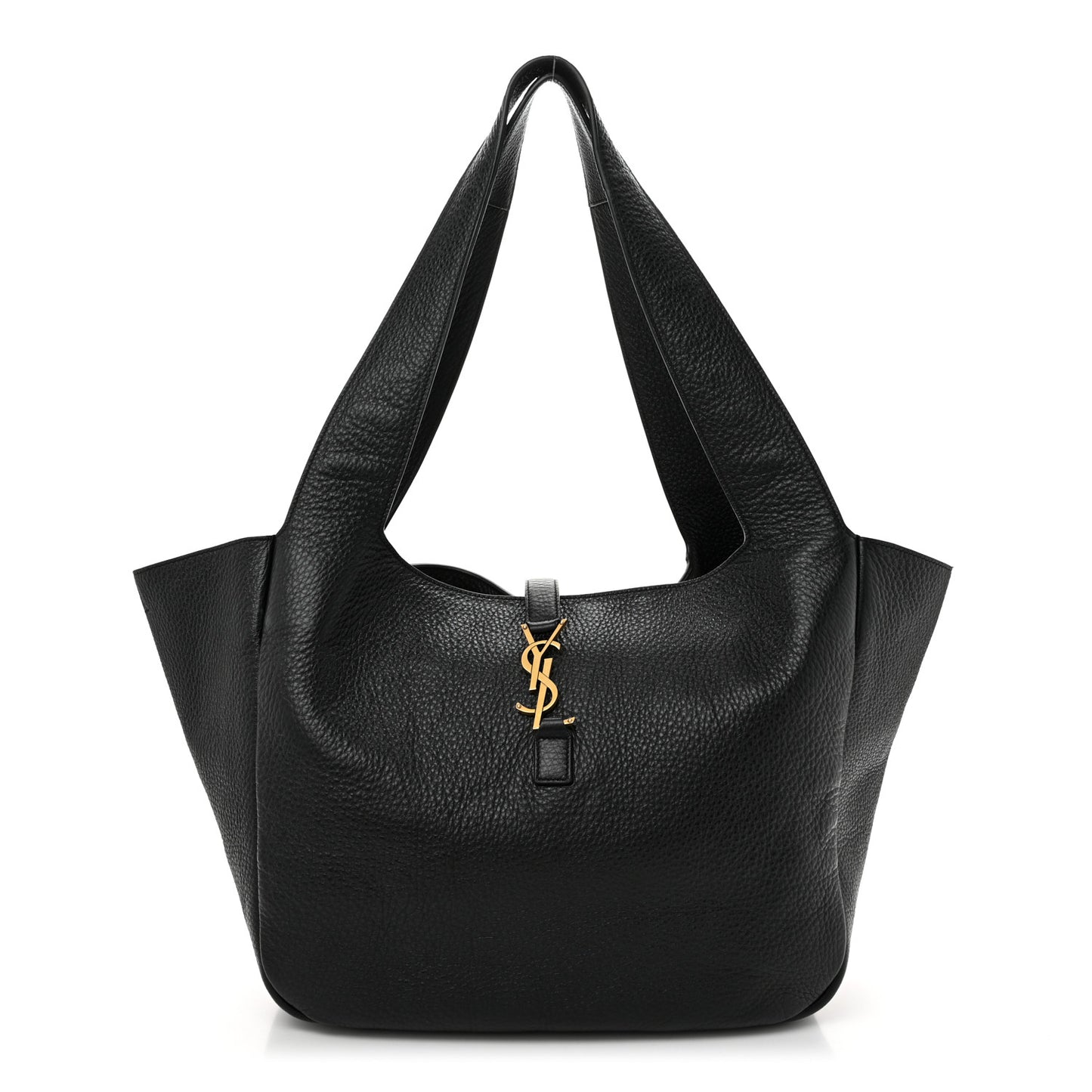 Grained Deerskin Bea Tote Black