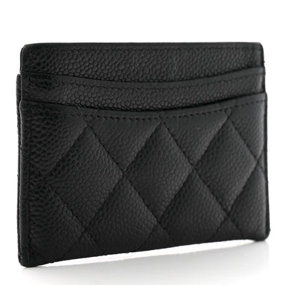 Chanel Caviar Quilted Card Holder Black 3 of 9