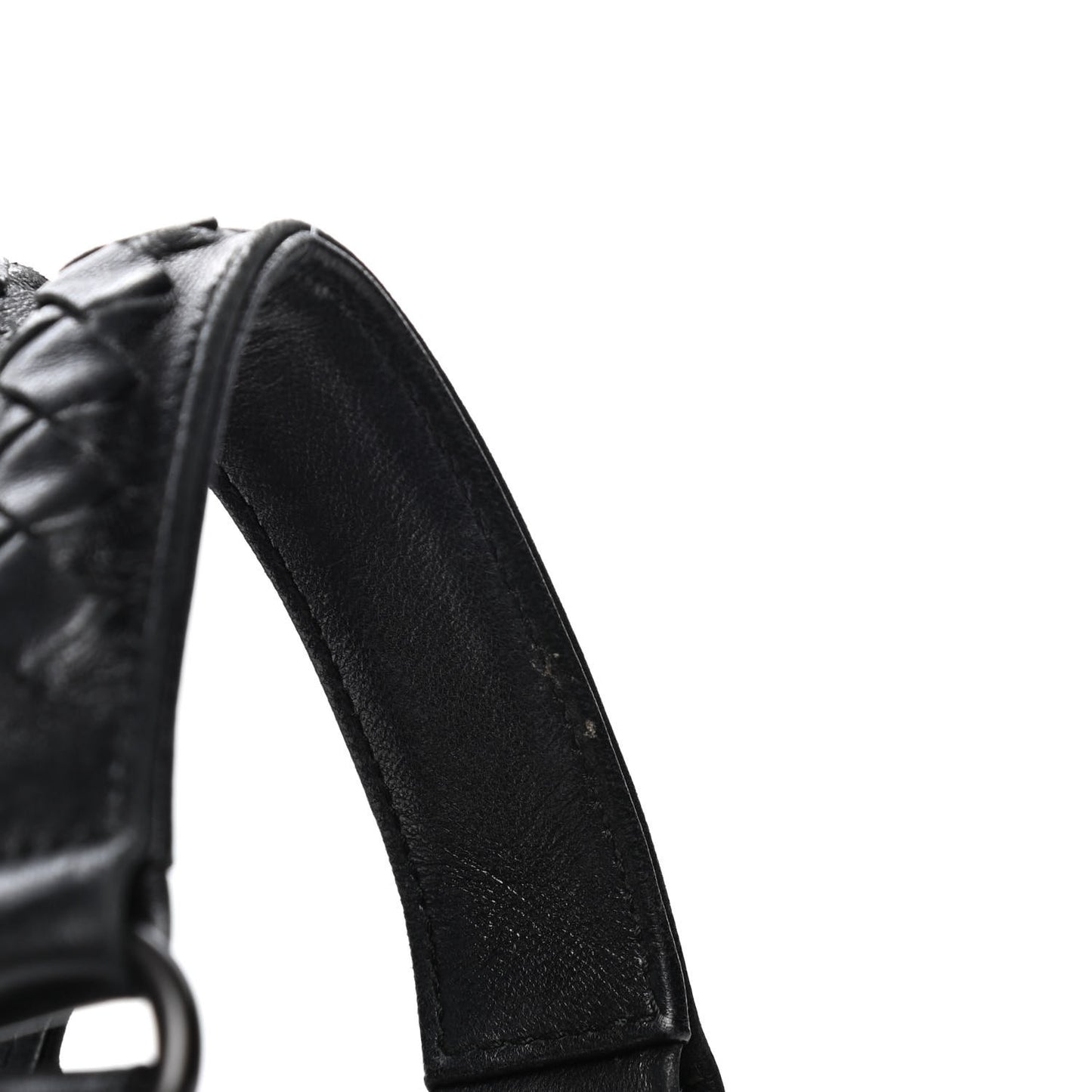 Nappa Intrecciato Medium Campana Black