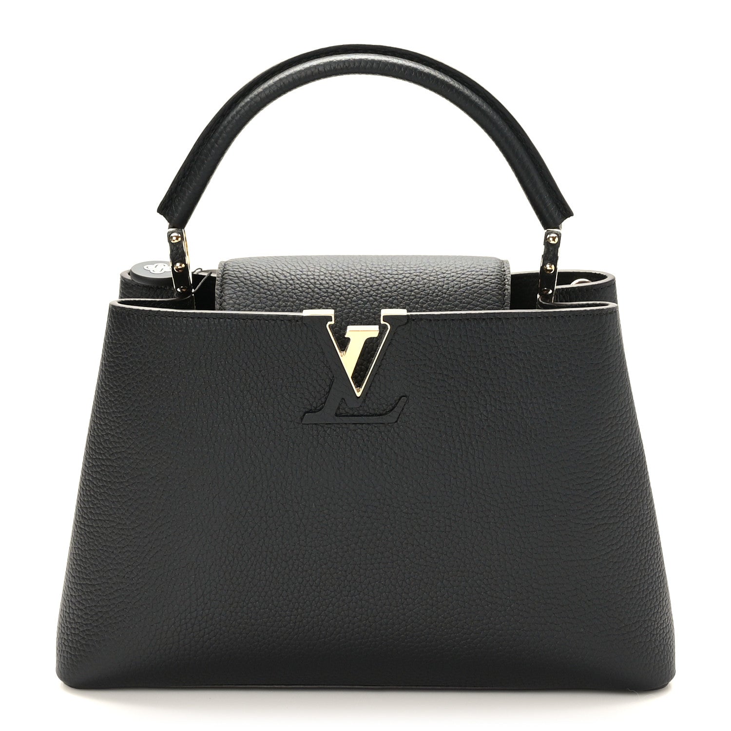 Louis Vuitton Taurillon Capucines PM Black 1 of 8