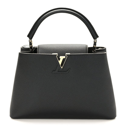 Louis Vuitton Taurillon Capucines PM Black 1 of 8