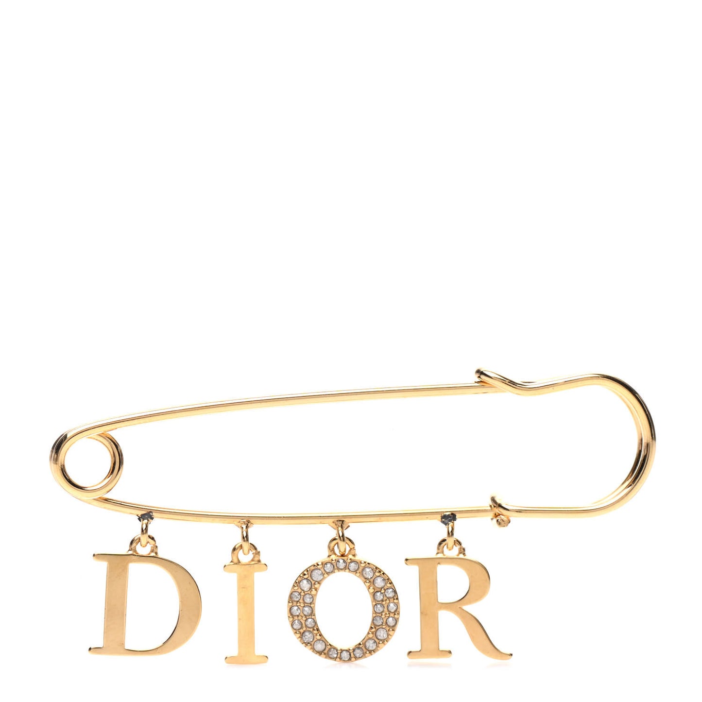 Crystal Dio(r)evolution Brooch Gold