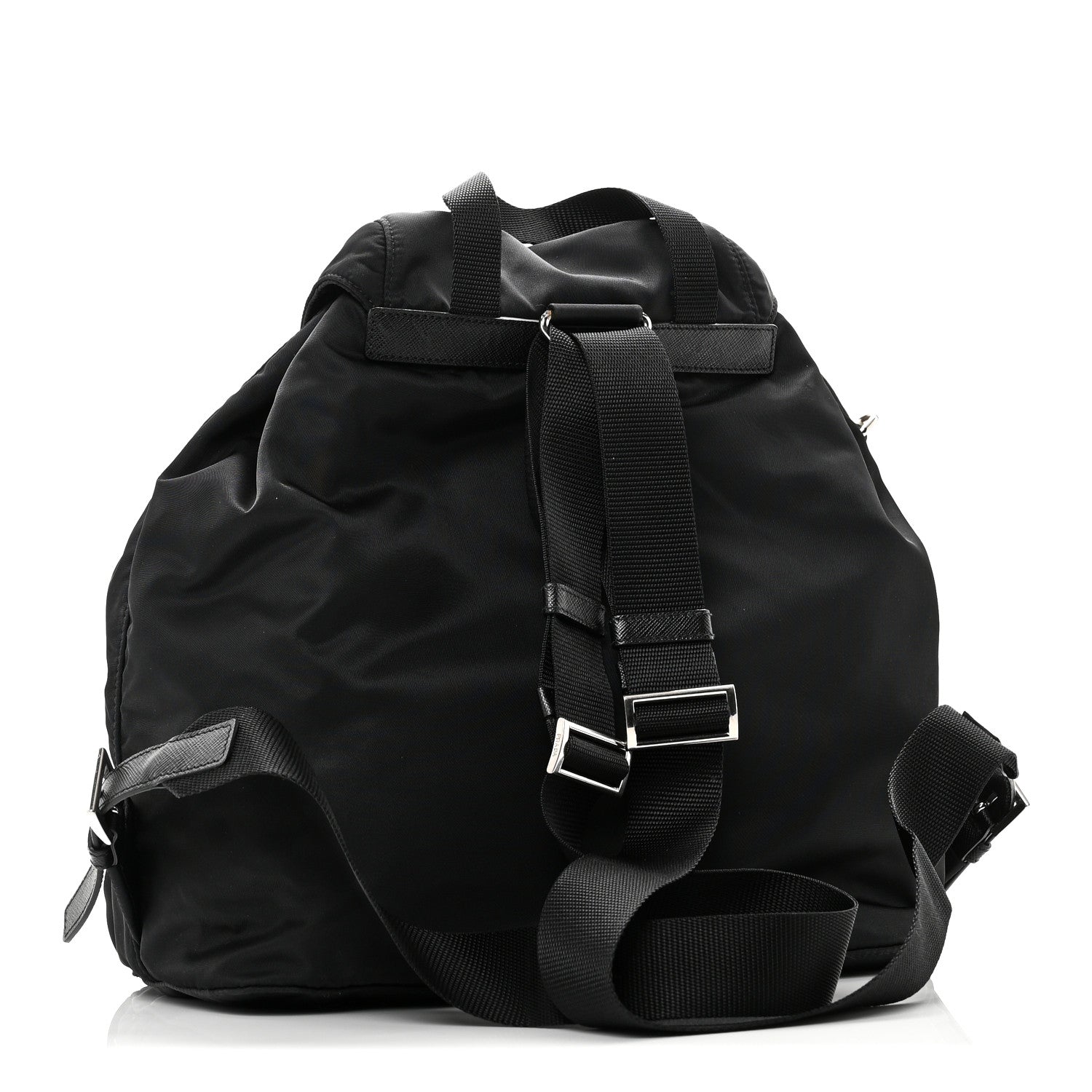 Prada Nylon Vela Medium Backpack Black 3 of 9
