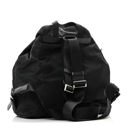 Prada Nylon Vela Medium Backpack Black 3 of 9
