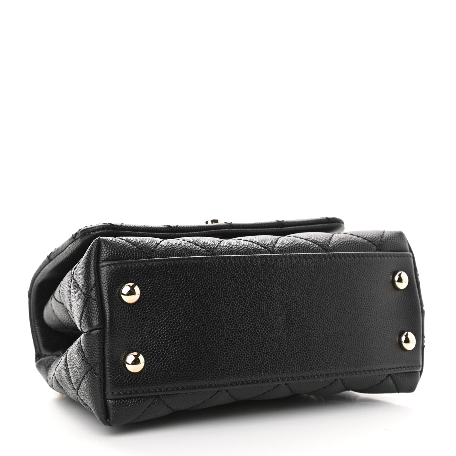 Chanel Caviar Quilted Extra Mini Coco Handle Flap Black 4 of 12