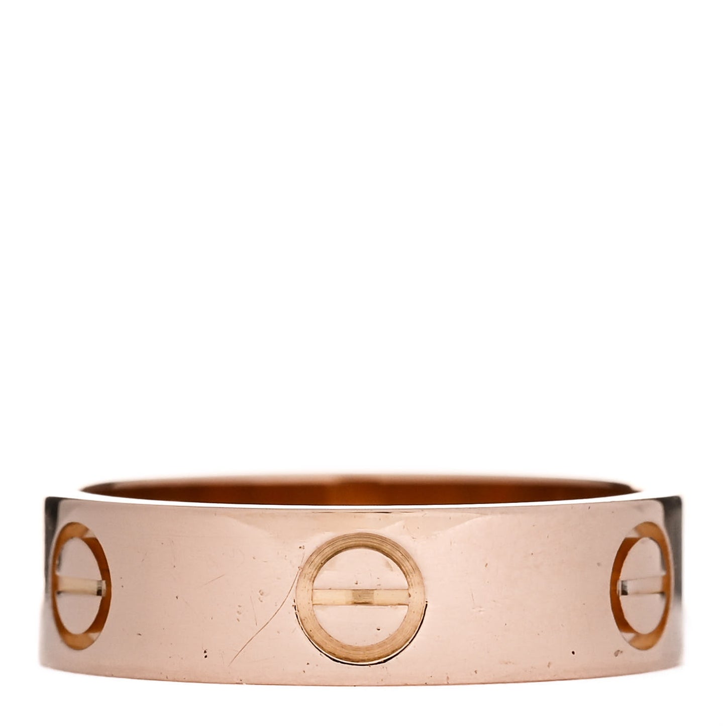 18K Pink Gold 5.5mm LOVE Ring 56 7.5