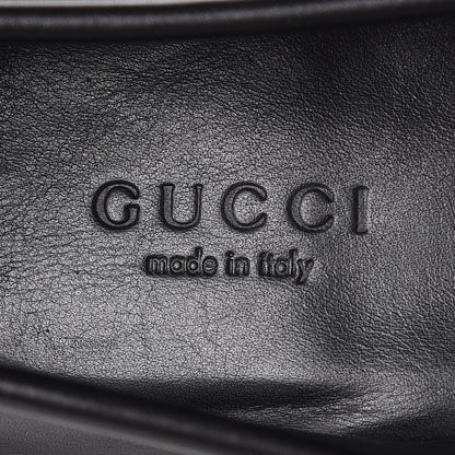 Gucci Calfskin Mens Horsebit Driver Loafers 6.5 Black 6 of 11