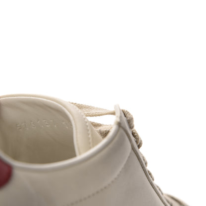 Gucci Distressed Calfskin Mens Ace Blade Sneakers 10 White 9 of 10