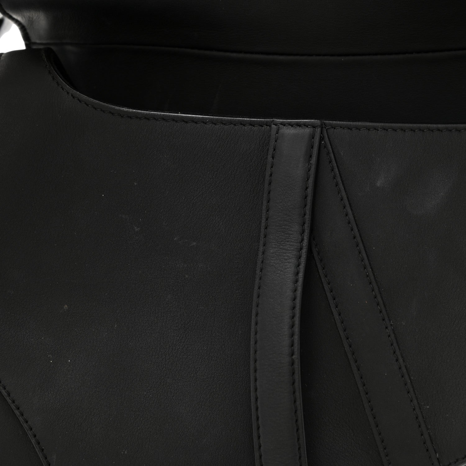 Christian Dior Ultra Matte Calfskin Saddle Bag Black 12 of 13