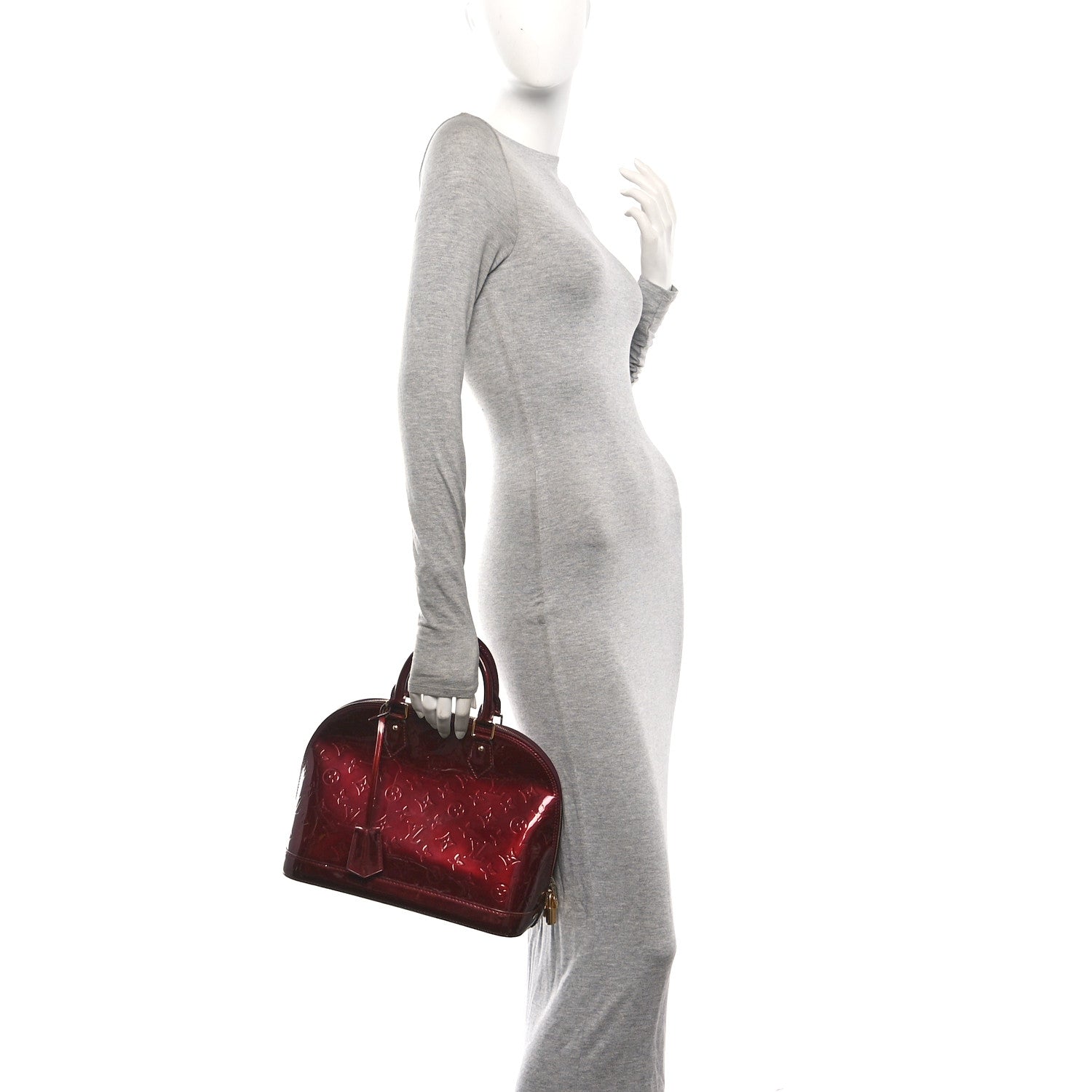Louis Vuitton Vernis Alma PM Rouge Fauviste 2 of 11