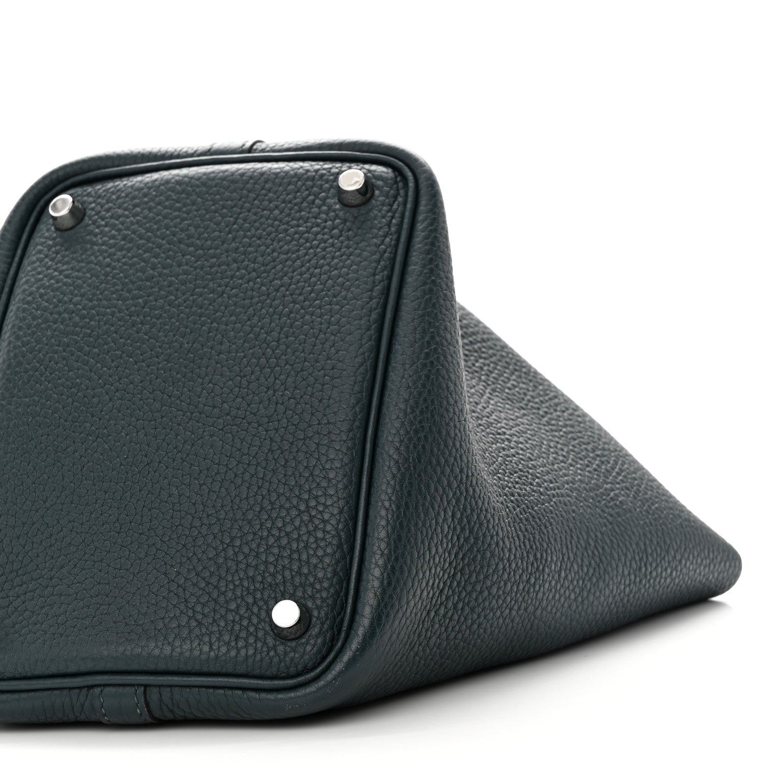 Hermes Taurillon Clemence Picotin Lock 18 PM Vert Cypress 10 of 10