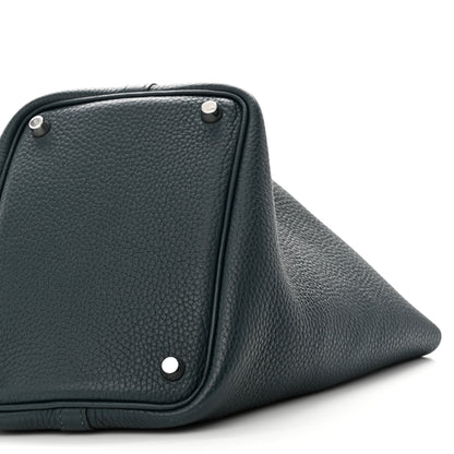 Hermes Taurillon Clemence Picotin Lock 18 PM Vert Cypress 10 of 10