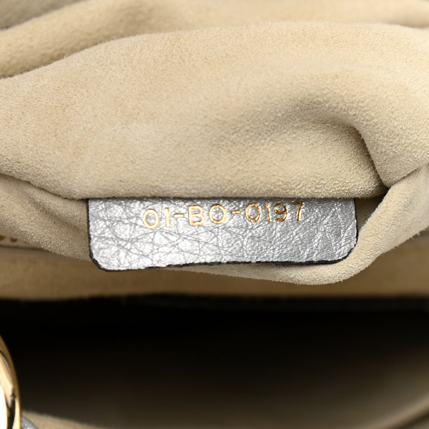 Metallic Grained Calfskin Cannage Medium Supple Lady Dior Silver
