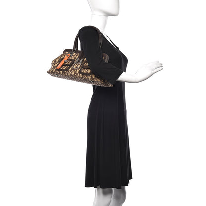 Christian Dior Monogram Flight Tote Brown 2 of 10