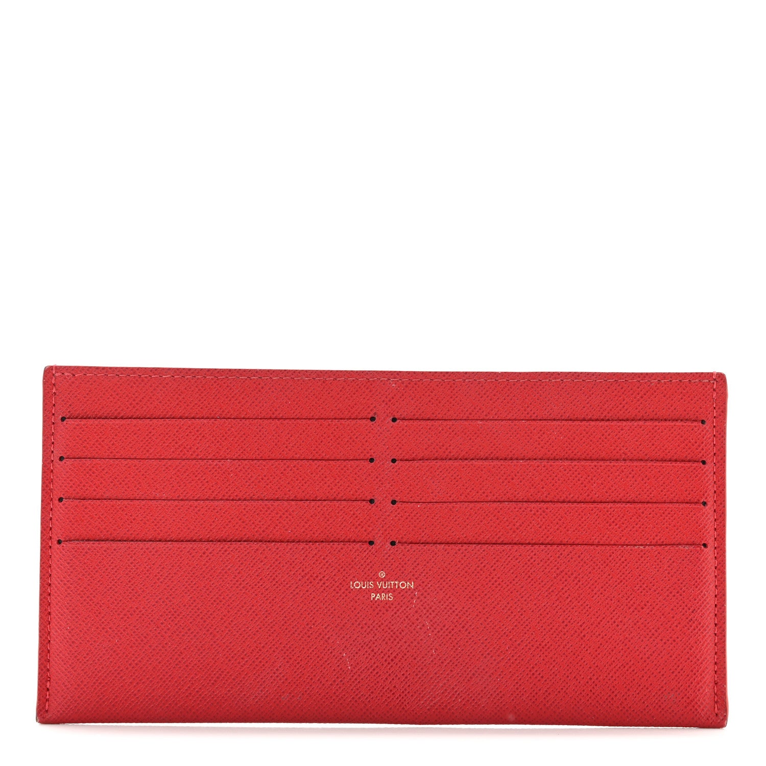 Louis Vuitton Calfskin Felicie Card Holder Insert Scarlet 1 of 6