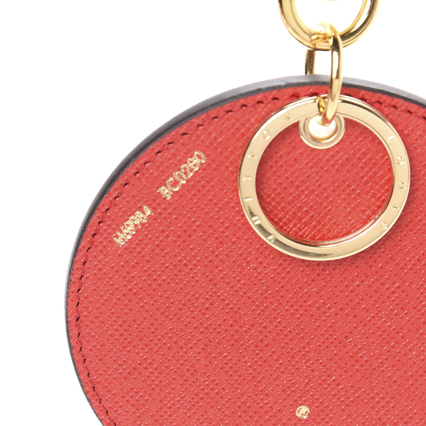 Monogram 2020 Christmas Animation Bumper Cars Bag Charm Key Ring Coquelicot