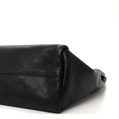 Chanel Caviar Stitched Large Shopping Tote Black 10 of 10