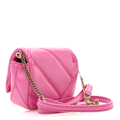 Bulgari Calfskin Serpenti Cabochon Micro Bag Pink 3 of 9