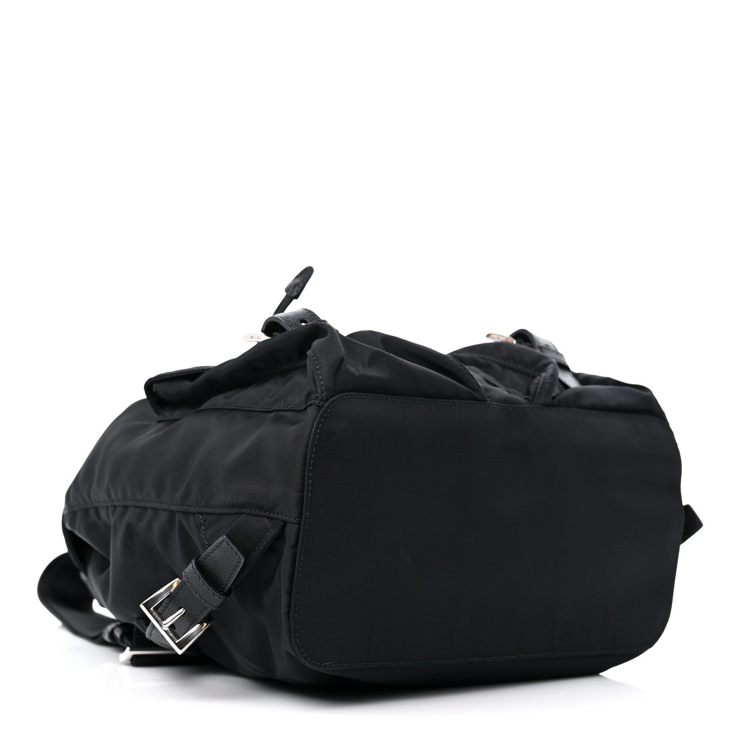 Prada Tessuto Nylon Saffiano Small Backpack Black 4 of 8