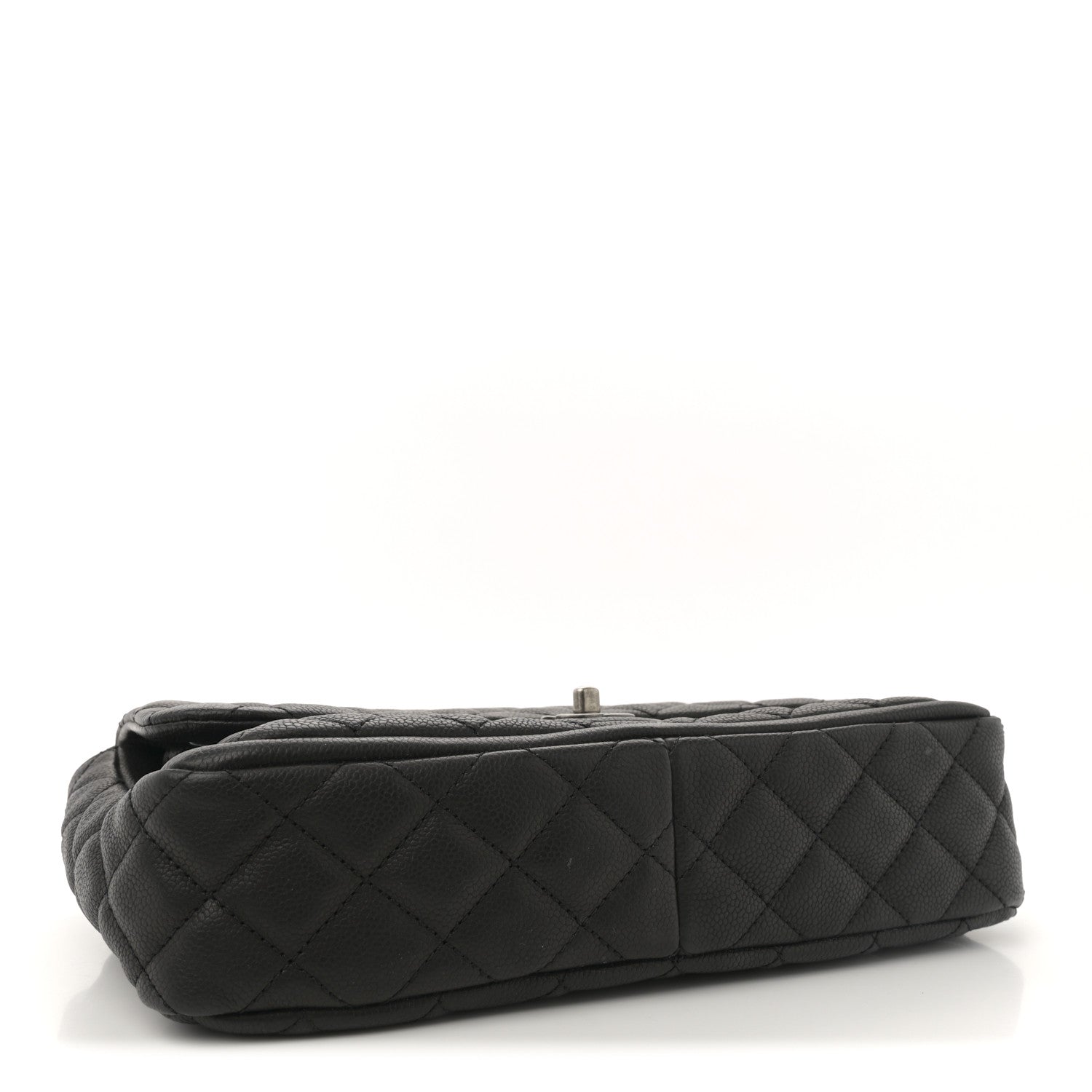 Chanel Caviar Quilted Large Now and Forever Flap Black 4 of 12