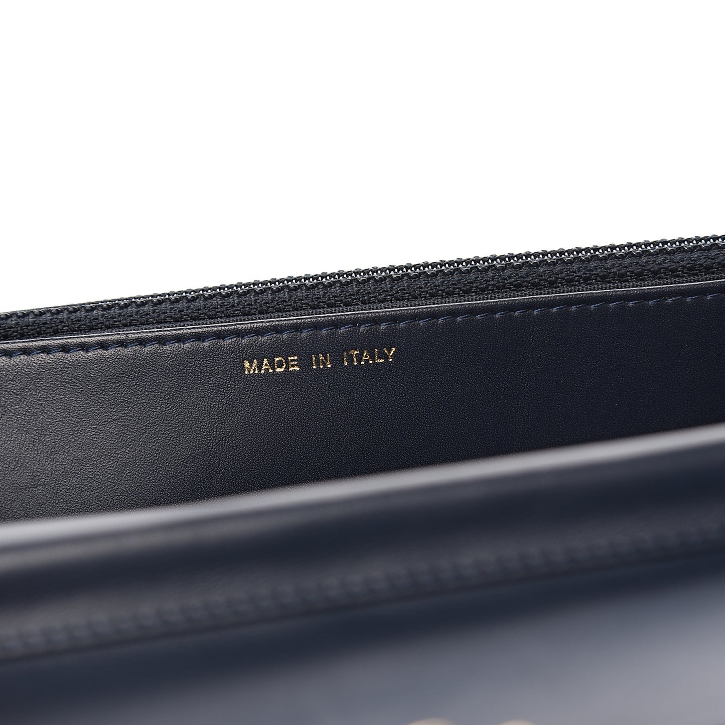 Caviar Quilted Boy Wallet On Chain WOC Navy
