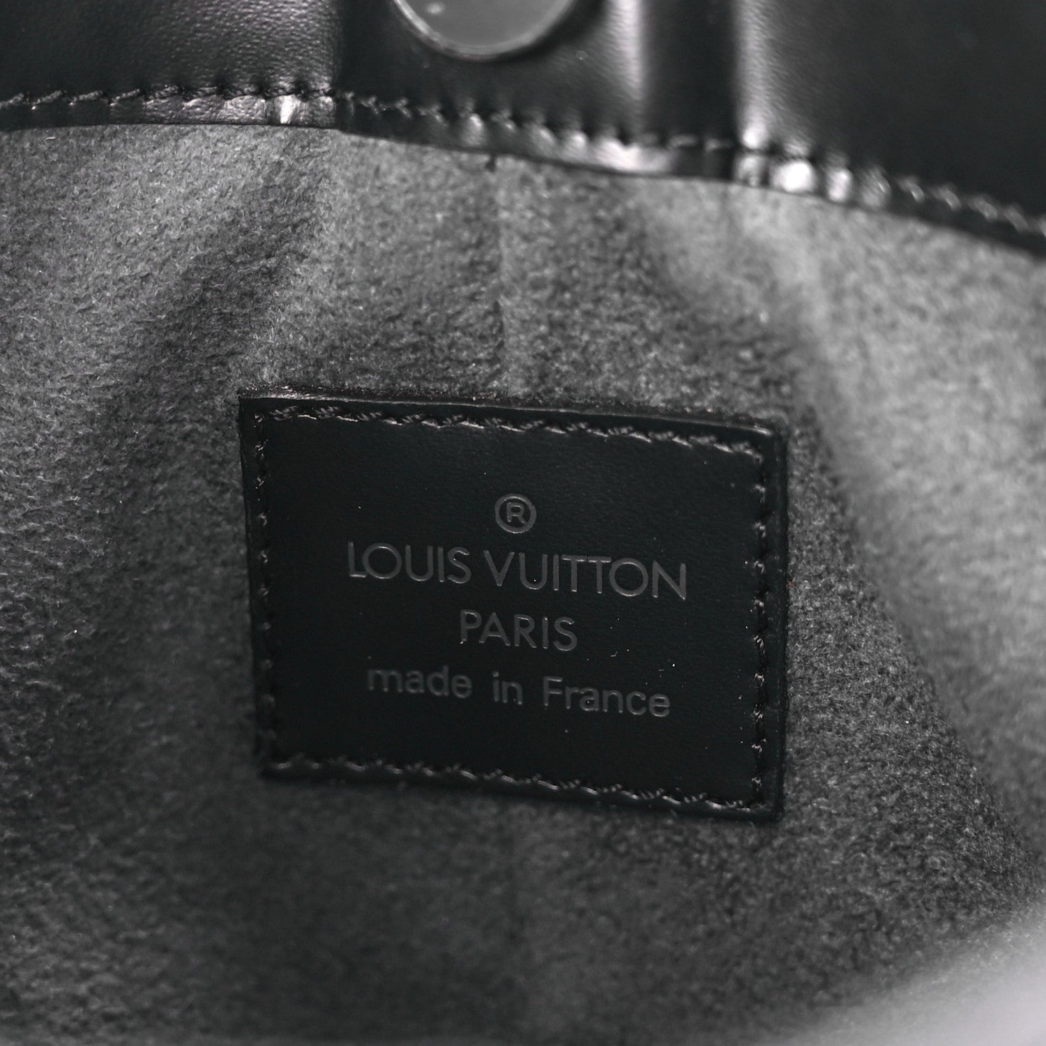 Louis Vuitton Epi Demi Lune Pochette Black 6 of 11