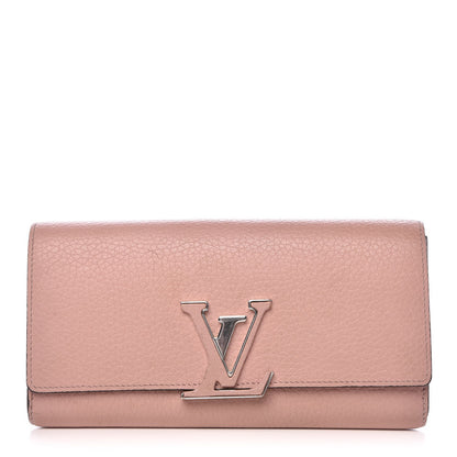 Louis Vuitton Taurillon Capucines Wallet Magnolia 1 of 9